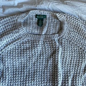 Gray Ralph Lauren Sweater size small